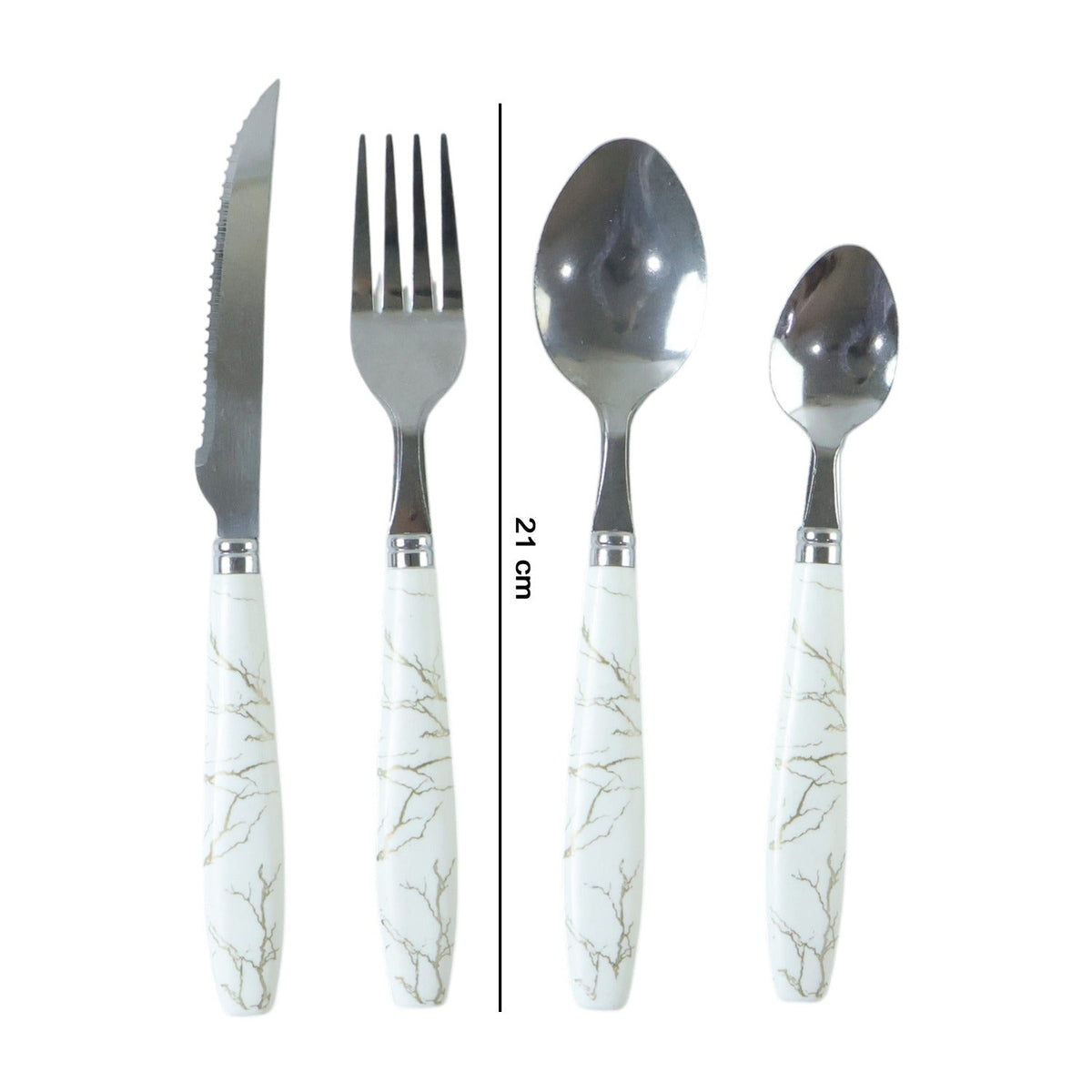 Luxury dining utensils in stainless steel