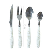 Luxury dining utensils in stainless steel