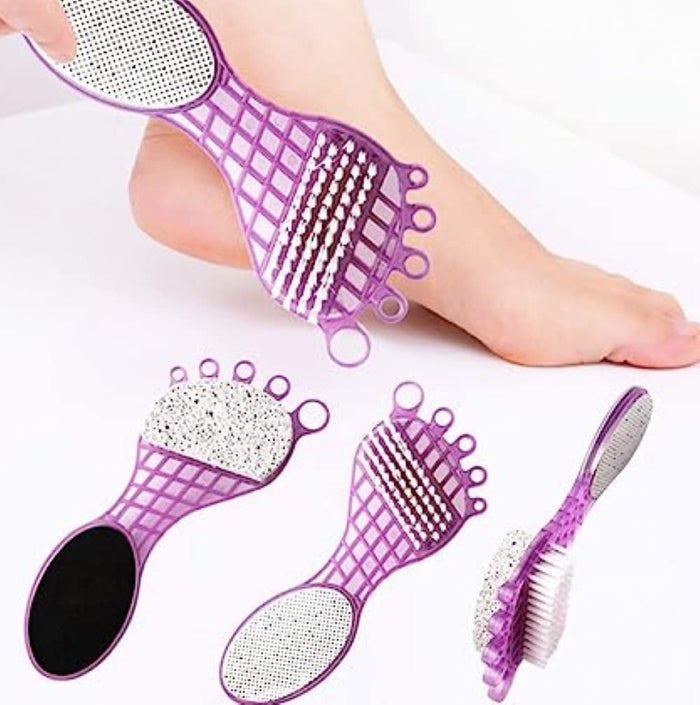 4-in-1 Pedicure Tool – Pumice & Emery File for Smooth Feet | VelvaBloom