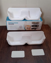Clear design of the Sunglass Wall Organizer holding glasses, blending seamlessly with decor.