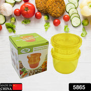2-in-1 grinding machine for citrus fruits and vegetables.