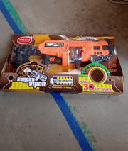 Complete display of the Street Viper toy gun and accessories in its packaging.
