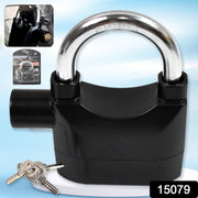 The anti-theft Siren Alarm Lock displayed with its three included keys for secure access.