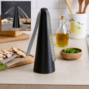 Fly Repellent Fan for indoor and outdoor dining, featuring holographic blades.