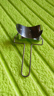Durable stainless steel puri cutter roller for consistent dough cutting results.