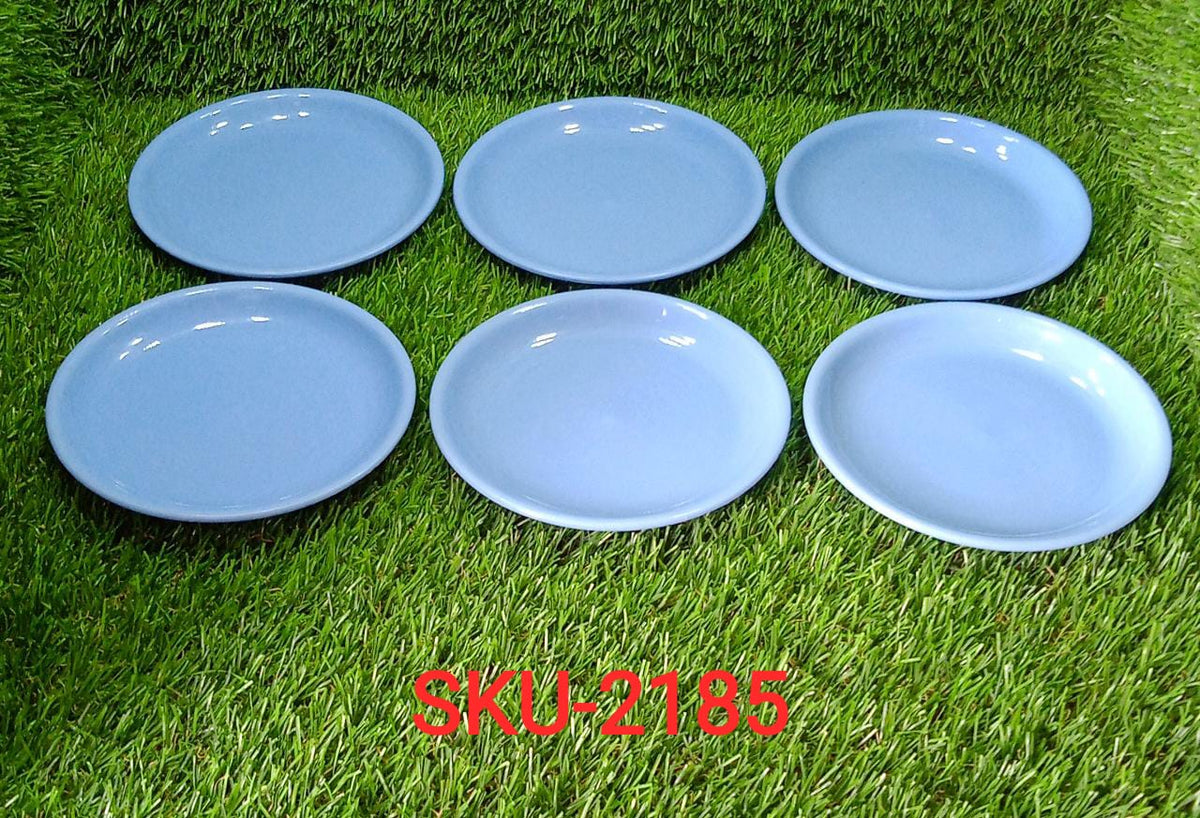 Compact mini plate set, ideal for small servings.