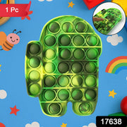 Close-up image showing silicone bubbles on Pop It fidget toy