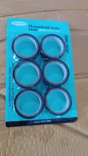 General purpose black electrical tape rolls for repairs