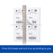 Stack of 100 Oddy A4 full-page self-adhesive label sheets