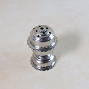 Elegant stainless steel incense holder with traditional jasmine pattern