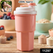 leakproof flip lid shaker bottle for health drinks home & kitchen