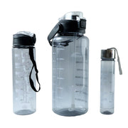 Single reusable water bottle from 3 in 1 multipurpose water bottle set