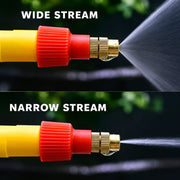 Side view of the bottle sprayer attached to a bottle, highlighting its design.
