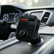 Dashboard wireless charging holder with LED display
