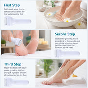 Electric Foot File – Rechargeable Callus Remover | AuriGlam