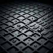 Easy-to-clean waterproof rubber mats for car interior protection