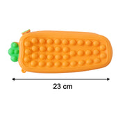 Size guide for Pop It silicone pencil pouch