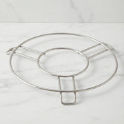 Metal cooking stand ideal for supporting pressure cookers securely