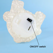 LED bear night lamp with color-changing illumination for home decor