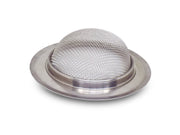 Another perspective of the easy-to-clean sink mesh strainer.