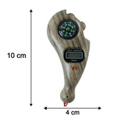 Portable mantra jaap counter with built in compass