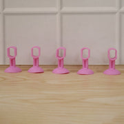 Detail view of silicone door stopper for impact absorption