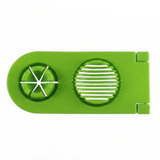 2 in 1 kitchen egg tool for neat slices and even wedges