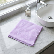 Close-up texture of the microfiber cleaning cloth