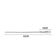 Size chart for 45cm flexible drain cleaning brush