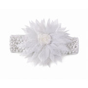 Lightweight floral headband suitable for newborns and toddlers