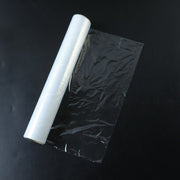 Flexible cling wrap roll with assorted food items