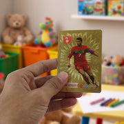 Collectible football cards pack ideal for display or gifting