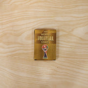 Football fan card set featuring iconic football stars