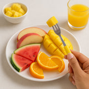 Stainless steel big fork featuring ergonomic handle for comfort