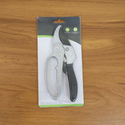 Indo Glow gardening pruning shears displayed next to fresh green foliage, ready for garden tasks.