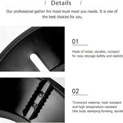 Gas stove burner equipped with flame protector ring for heat efficiency