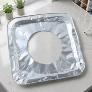 Aluminium gas stove protector cover on burner to keep it clean