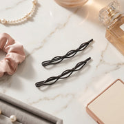 Set of hair clips for secure hold and styling