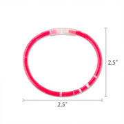 Glow LED Bracelet displayed to show its approximate size and fit.
