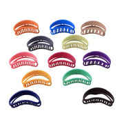 Plastic hair claw clip designed for firm hair fixation and easy use