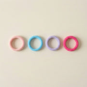 Soft, stretchy hair bands suitable for daily use and active kids