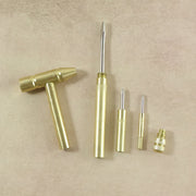 Multi-function hammer tool equipped with various screwdriver tips for home projects