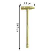 5-in-1 small hammer with interchangeable screwdriver tips for versatile home repairs