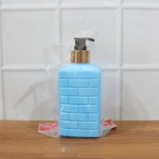 Empty plastic soap dispenser pump bottle ready for refill