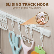 Modern kitchen utensil rack with strong adhesive mount