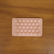 Plastic ice ball tray with lid for beverages