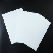 A4 inkjet printing paper showing dimensions and high opacity