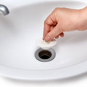 Sink drain hair filter with basket-style design for clogs