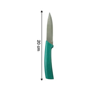 Ergonomic handle knives for comfortable fruit and vegetable cutting