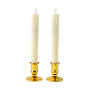 Lightweight LED flameless taper candles suitable for home, wedding, and party ambiance